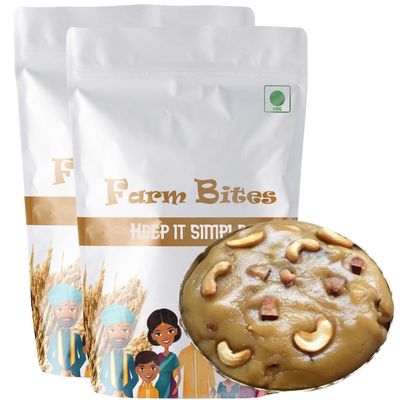 Farm Bites: Bellam Chalividi | Healthy Home Made Paakam Chalimidi | Akki Thambittu |Thembittu - 2 KG (Pack of 2)