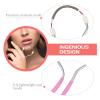 ELBME Facial Hair Remover, Portable Spring Threading Epilator for Women Chin Cheek Mustache Upper Lip Neck, Stainless Steel Quick Facial Hair Removal Face Beauty Tool view 2