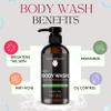 UrbanMooch Head to Toe Neem Body Wash for Men | For Deep Cleansing, Body Acne and Skin Purification with Neem, Aloe Vera Extract & Niacinamide | Shower Gel for Body, Face & Hair, 200ml (Neem) view 2