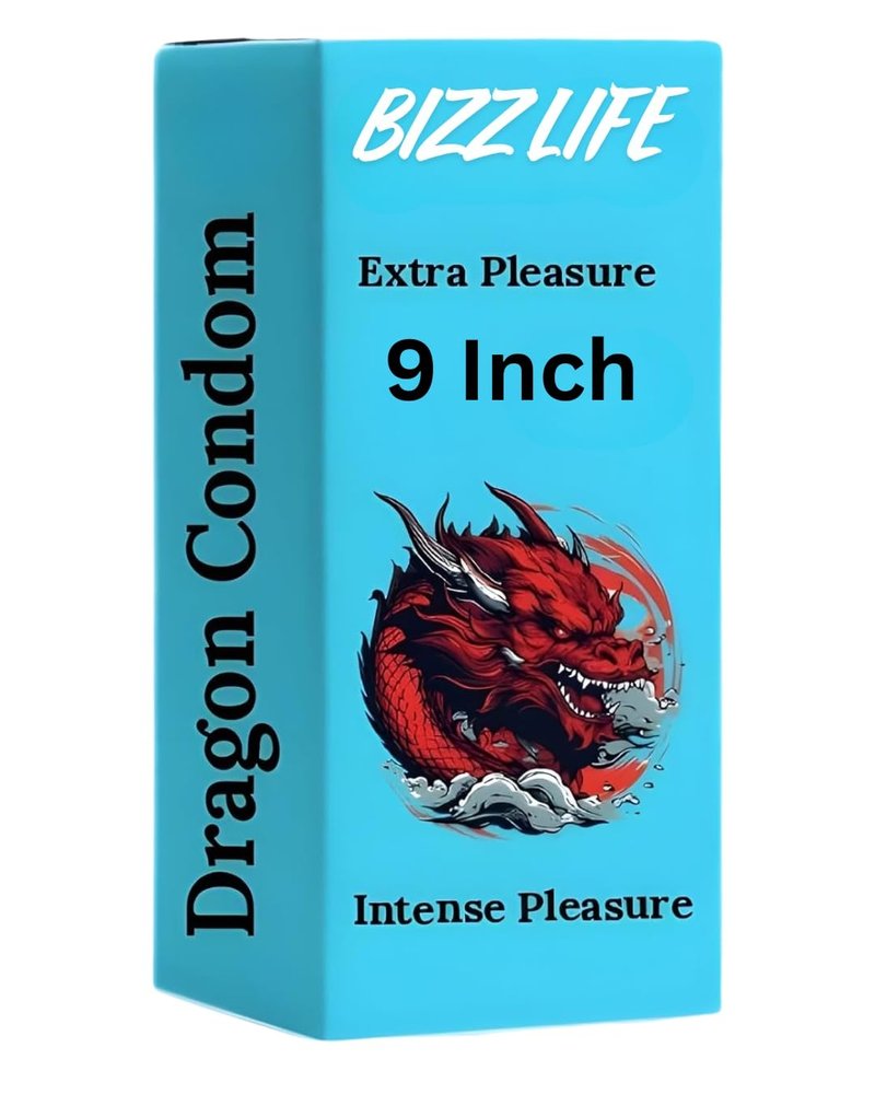Dragons Condome For Men 9-inch for regular use | Ultra Soft | Long Lasted | Extra Pleasure | Extra size |