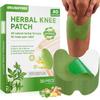 Delightbee Herbal 30 Knee Pain Relief Patch Herbal Plaster for Joint & Muscle Pain, Quick Relief Heating Pad, Natural Pain Reliever for Knee, Arthritis, Back & Body Pain Inflammation Patch Sticker,Natural Wormwood (30 Knee Patches) view 1