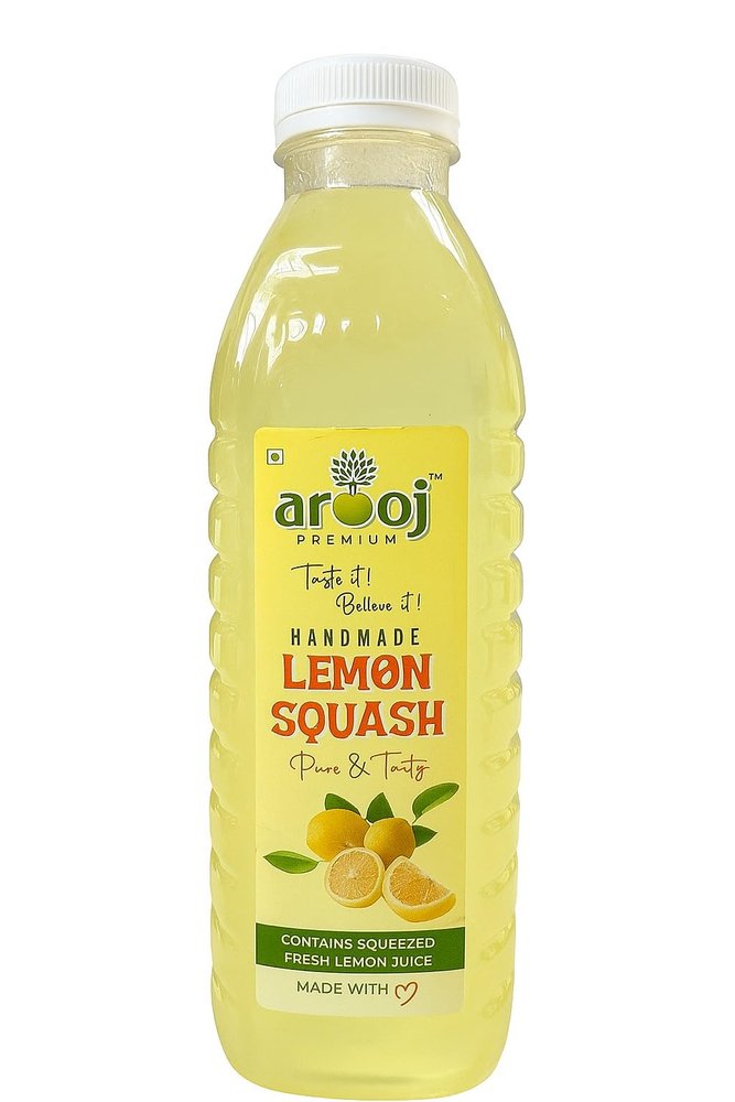 Arooj | Premium Lemon (Squash) (handmade)  With Real and Fresh Lemon Juice | 700ml
