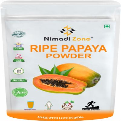 Nimadi Zone Ripe Papaya Fruit Powder | Spray Dried Powder | Taste Like Natural - 500 GM By Nimadi Zone