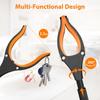 2-Pack Heavy-Duty Reacher Grabber Tool  32" Foldable Pick-Up Tool with Magnetic Tip & 360 Rotating Claw | Strong Grip, Lightweight, Ergonomic Design for Elderly, Trash Pickup, Reaching High Places view 2