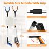 2-Pack Heavy-Duty Reacher Grabber Tool  32" Foldable Pick-Up Tool with Magnetic Tip & 360 Rotating Claw | Strong Grip, Lightweight, Ergonomic Design for Elderly, Trash Pickup, Reaching High Places view 4