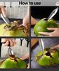 Coconut Breaker Tool, Premium Coconut Opener for Kitchen, Easy Tender Coconut Cutter with Soft Blade, Ideal for Home Bartenders and Tropical Fruit Lovers view 4