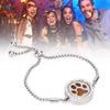 3nh Scented Oil Diffusers - Steel | Essential Oil Diffuser Bracelet Aromatherapy Bracelet Stainless Steel Locket Bracelet Diffusing Bracelet with Adjustable Wristband for Girls Women Men Gifts view 2