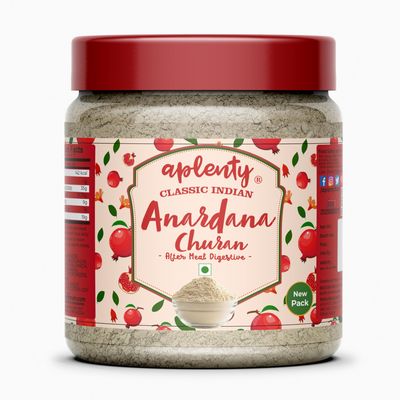 Aplenty Anardana Churan Mouth Freshener Digestive After-Meal Mukhwas (200g) And Pudina Goli Vati Hajmola Candy Mint Tablet Khatti Tasty DigestiveGoliya (200g)