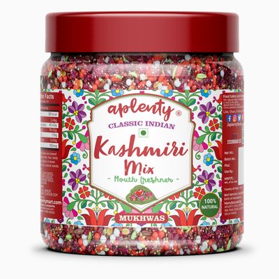 Aplenty Kashmiri Mukhwas Mukhawas After Meal (800g) And Meetha Paan Bites Thanda Mitha Pan Leaf Mouth Freshener Candy (300g)