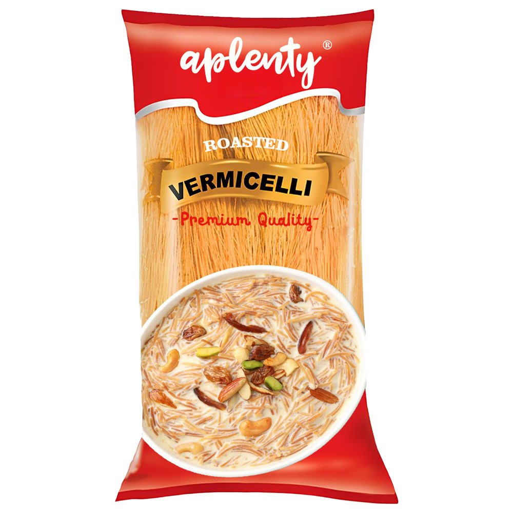Aplenty Roasted Long Cut Vermicelli - 400g | Traditional Sevai/Seviyan/Sewai/Semiya For Kheer or Upma - Pack of 2