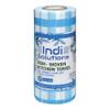 Indi Solutions Non-Woven Kitchen Towel Roll | 80 Pull | Blue | Food Safe | Washable and Reusable | Highly Absorbent view 1