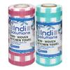 Indi Solutions Non-Woven Kitchen Towel Roll | 160 Pulls | Red & Green Check | 80 Pulls X 2 Rolls | Food Safe | Washable and Reusable | Highly Absorbent view 1