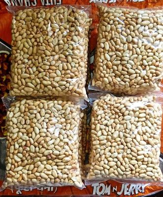 Aadi16's Bengali Choice Badam Bhaja, Homemade Popular Tasty Salt free Roasted Peanuts or Ground nuts, Roast with Sand in Iron Kadhai with no Preservatives, Pack of 1000gm.