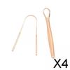 Enakshi 4x2Pcs Tongue Scraper Care Tools for Fresh Breath Oral Cleaning Care|Health & Beauty | Oral Care | Tongue Cleaners view 2