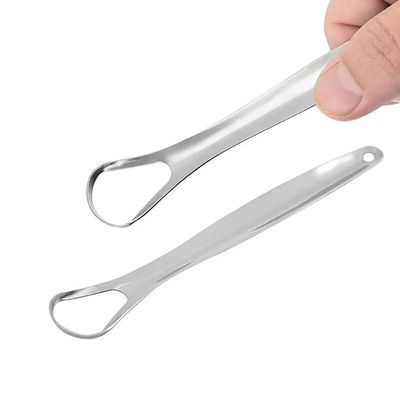 Aurephyx Stainless Steel Tongue Scraper Tongue Cleaners (1Pc with Metal Case)