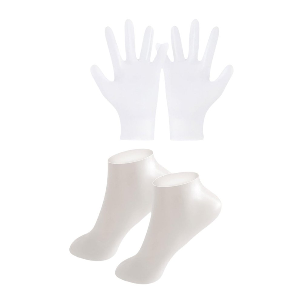 Enakshi Silicone Gloves and Socks Spa for Women Lady for Beach Winter Daily Use White|Health & Beauty | Health Care | Foot Creams & Treatments