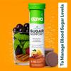 OZiva Sugar Support Effervescent | Supports Daily Blood Sugar Management & Insulin Function | Reducose, Cinnamon, Jamun, Karela, Gymnema - 60 Tablets (Pack of 4) view 2