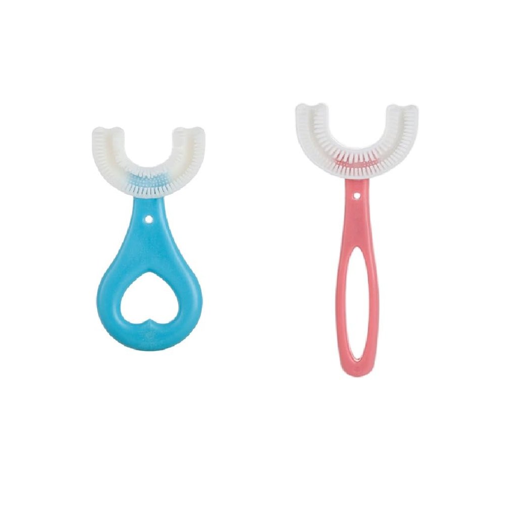 Enakshi 2 Pieces Kids Teeth Cleaning Manual Brush U-Shape Oral Tooth Cleaning|Health & Beauty | Oral Care | Electric Toothbrushes