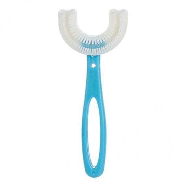 Enakshi 2xKids Teeth Cleaning Manual Brush U-Shape Oral Tooth Cleaning Blue 6-12 years|Health & Beauty | Oral Care | Electric Toothbrushes