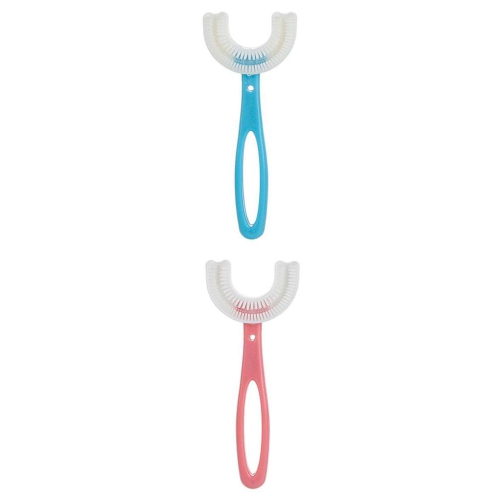 Enakshi 2Pieces Kids Teeth Cleaning Manual Brush U-Shape Oral Tooth Cleaning |Health & Beauty | Oral Care | Electric Toothbrushes