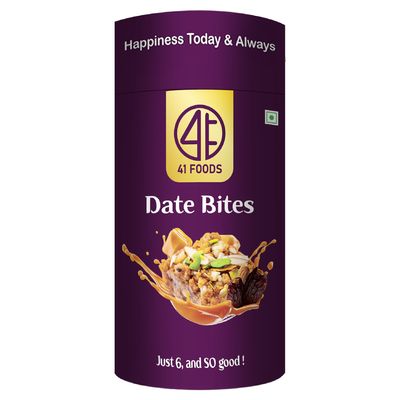 41 Foods Premium Classic Date Bites | Dates Burfi | 200g