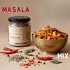 A Dough Story Masala Mix | Gluten-Free Savory Healthy Snack | Indian Tea-Time Namkeen with Roasted Nuts, Seeds & Authentic Spices | Premium Handmade Masala Cashew Almond Mix 250g view 2
