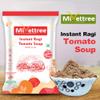 Millettree Instant Ragi Tomato Soup Mix | Ragi-Based Tomato Soup with Beetroot Chunks | Gluten Free & Vegan | Low Sodium | Palm Oil Free | No Preservatives | Healthy Ready to Eat Soup Mix view 3