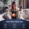 2025 Upgraded Visual Ear Cleaner with 1080P HD Camera & 6 LED Lights, Ear Wax Removal Tool with 6 Ear Spoon for Adults/Kids,Waterproof, 360 Rotating Safe Design, Type-C Fast Charging(Black) view 2