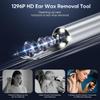 2025 Upgraded Visual Ear Cleaner with 1080P HD Camera & 6 LED Lights, Ear Wax Removal Tool with 6 Ear Spoon for Adults/Kids,Waterproof, 360 Rotating Safe Design, Type-C Fast Charging(Black) view 3