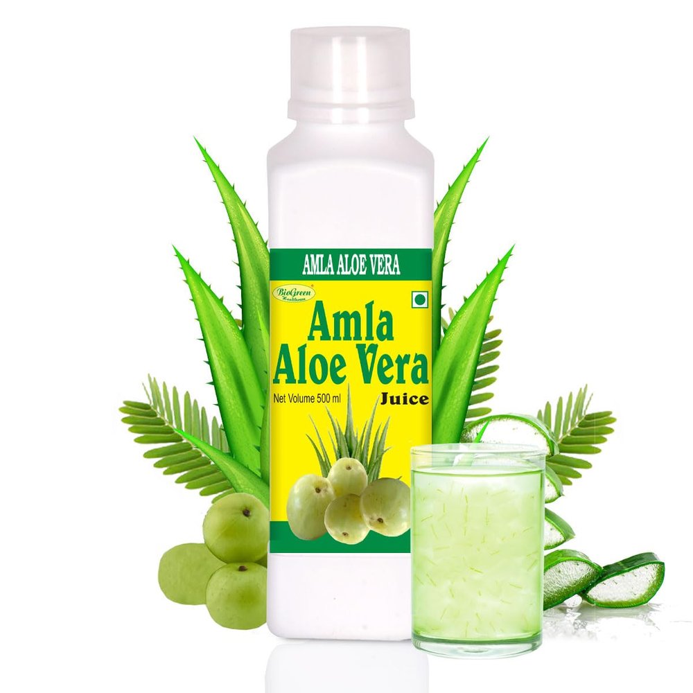 Biogreen Healthcare Amla Aloe Vera Juice (500ml)