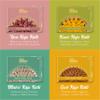 Kaju Katli Celebration Pack of 4 | 800g (4 x 200g) In 4 Flavours  Mishri, Gud, Kesar & Rose | MAP Sweets for Long Shelf Life | Sweetened with Jaggery & Mishri | No Refined Sugar | No Food Colour | Premium Cashew Gifting Box | MAP Packed for Freshnes view 3