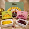 Kaju Katli Celebration Pack of 4 | 800g (4 x 200g) In 4 Flavours  Mishri, Gud, Kesar & Rose | MAP Sweets for Long Shelf Life | Sweetened with Jaggery & Mishri | No Refined Sugar | No Food Colour | Premium Cashew Gifting Box | MAP Packed for Freshnes view 4