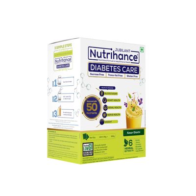 JUBILANT Nutrihance Diabetes Care Drink (350 g Kesar Elaichi Flavored)