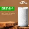 EarthFirst Supreme Touch Kitchen Tissue Roll  4 Rolls x 60 Sheets (Total 240 Sheets) | 2-Ply, Soft & Absorbent | Premium Kitchen Paper Towel for Home & Office Use view 2