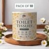 Core Wrap High Performance & Durability Toilet Paper Roll | Ultra Strong & Soft Tissue Roll for Bathroom Use | Long-Lasting, Lint-Free, Septic Safe | Pack Of 10 view 2