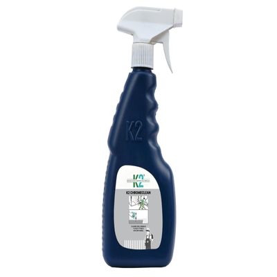 K2 Chrome Cleaner for Taps, Showers & Bathroom Fittings  500ml | Removes Hard Water Stains, Rust, and Lime Scale | Tap & Chrome Polish for Mirror Shine Finish