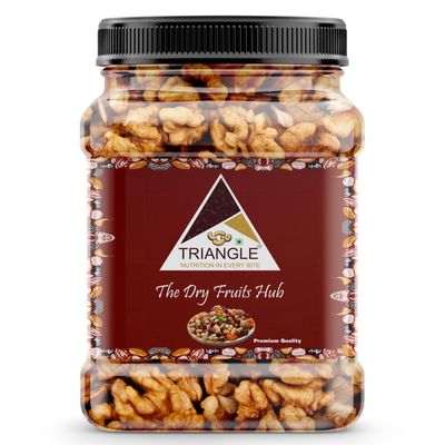 1 Kg Walnut Kernels, Akhrot Giri 2 Piece Halves, Wallnut Halves, Jar Packed