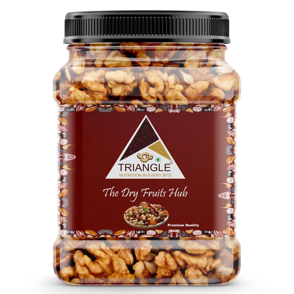1 Kg Walnut Kernels, Akhrot Giri 2 Piece Halves, Wallnut Halves, Jar Packed