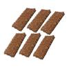 Coconut Coir Scrub Pads for Bathroom Cleaning/Tiles, Sink, Basin / 12 cm x 6 cm/Scratch-Free // Pack of 6 view 1