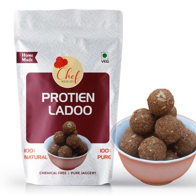 Healthy Homemade Protein Laddu with Jaggery | High Protein Nutritional Ladoo | Natural Diet Snack for Energy & Fitness- (1000 Grams)