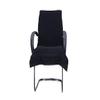AU HOME 100% Cotton Solid Luxury Soft Office Chair Towel with Tie Knot 550 GSM - (Pack of 1) (36X72 Big Size Microfiber Office Chair Cover, Fully Machine Washable, (Black) view 1