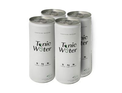 Sober Monkey | Tonic Water | Pack of 4 (4 X 250 ml) | Contains Quinine | Low Sugar | Low Calorie | Carbonated Beverage