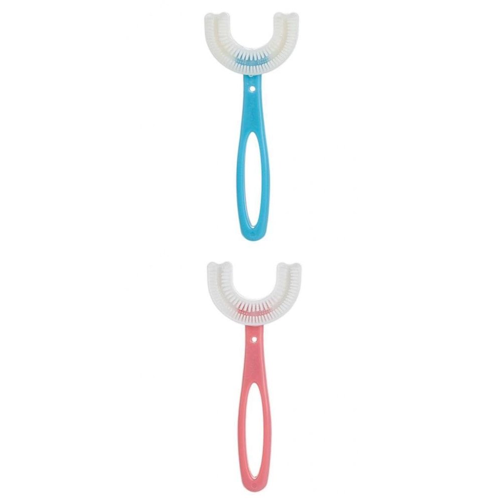 Enakshi 2Pieces Kids Teeth Cleaning Manual Brush U-Shape Oral Tooth Cleaning |Health & Beauty | Oral Care | Electric Toothbrushes