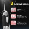 Luxafare Water Dental Flosser Cordless for Teeth, Dental Oral Irrigator with 3 Modes 4 Jets, IPX7 Waterproof Rechargeable Irrigation Cleaner with 200ml Detachable Water Tank for Teeth Cleaning view 3