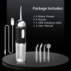 Luxafare Water Dental Flosser Cordless for Teeth, Dental Oral Irrigator with 3 Modes 4 Jets, IPX7 Waterproof Rechargeable Irrigation Cleaner with 200ml Detachable Water Tank for Teeth Cleaning view 4