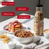 A Dough Story Red-Velvet Granola with Beetroot Powder & Mixed Nuts | Healthy Granola Snack with Jaggery, Pistachio & Raisins | 100g Pack | No Added Sugar - 250g view 2
