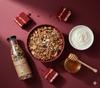 A Dough Story Red-Velvet Granola with Beetroot Powder & Mixed Nuts | Healthy Granola Snack with Jaggery, Pistachio & Raisins | 100g Pack | No Added Sugar - 250g view 3
