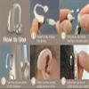 HAPPIEST MINDS TECHNO VPH-1303 2 unit For Both Ear Rechargeable Hearing Aids with Noise Cancelling, Nano Hearing Amplifier Assist Miracle Ear for Adults,Digital Hearing Amplifiers for Hearing Loss (Pair-Gold) view 4
