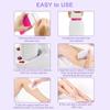 CUVLY Wax Heater Machine, Roller Heater Machine Hair Removal Warmer machine Wax Refill Cartridge Wax Strips With Wet Wipes Waxing kit for Women Wax Roll on Heater Machine (10) view 2