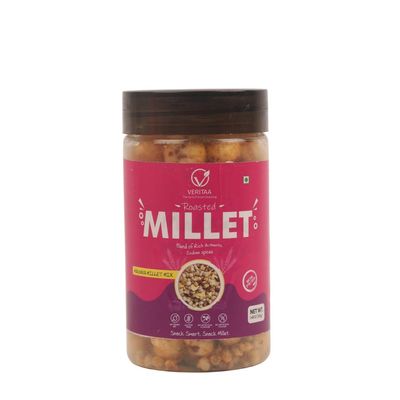Chatpatta Makhana Millet Mix | Crunchy Healthy Roasted Snack | Spicy Mix with Superfoods | Tiffin Travel Office Anytime